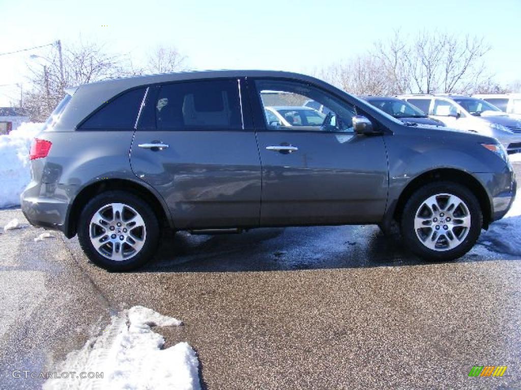 2007 MDX  - Nimbus Gray Metallic / Parchment photo #2