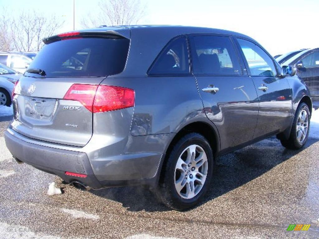 2007 MDX  - Nimbus Gray Metallic / Parchment photo #3