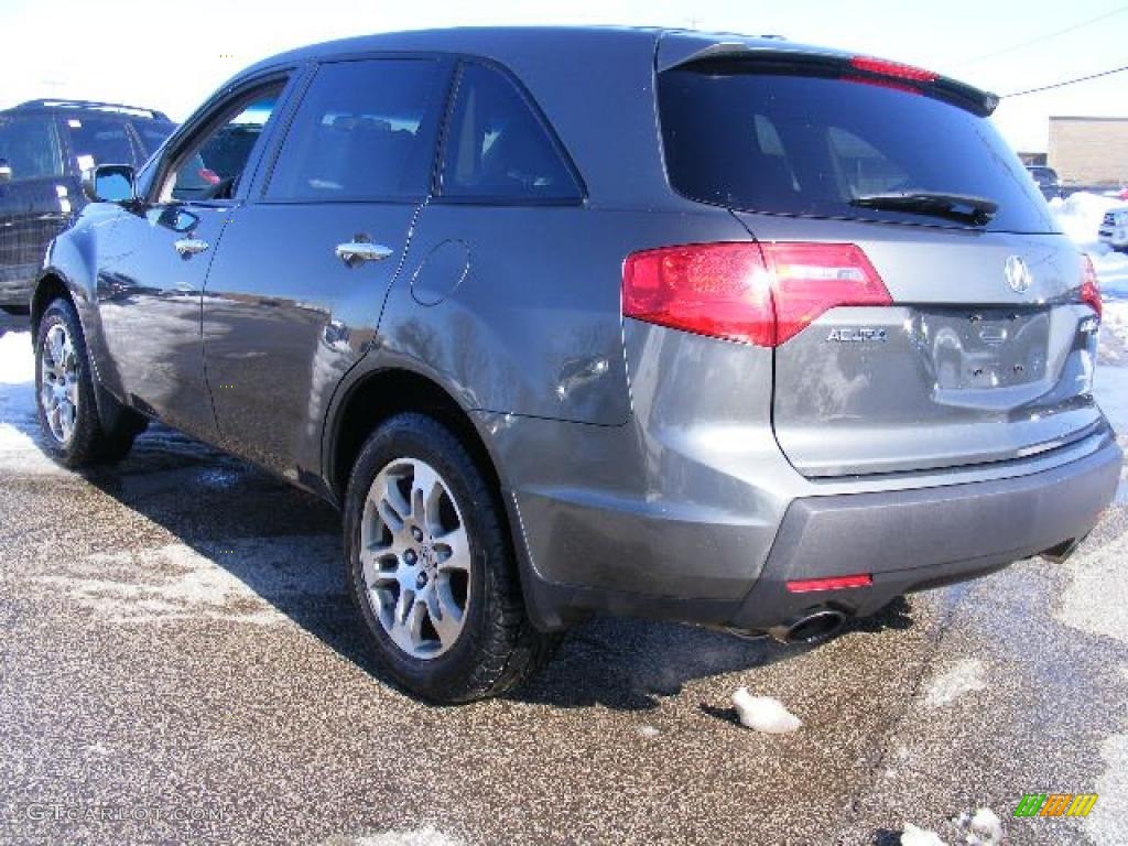 2007 MDX  - Nimbus Gray Metallic / Parchment photo #5