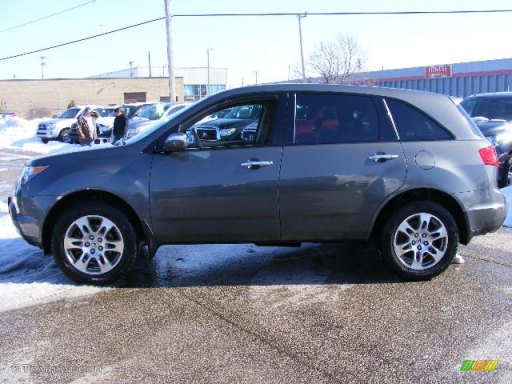 2007 MDX  - Nimbus Gray Metallic / Parchment photo #6