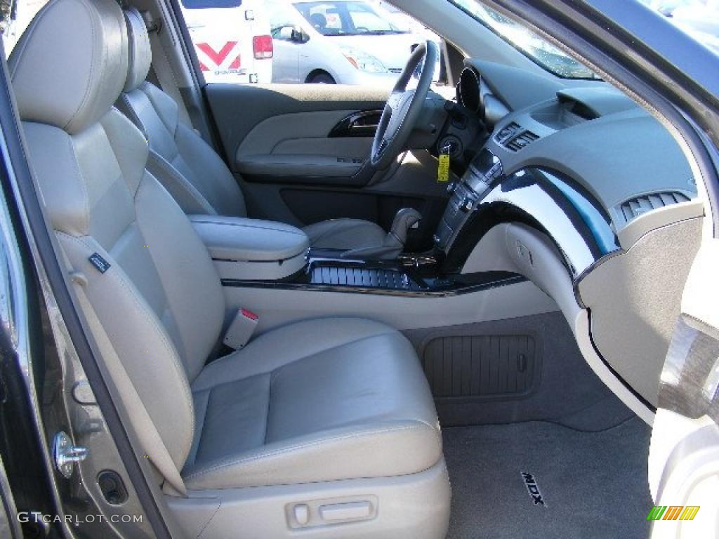 2007 MDX  - Nimbus Gray Metallic / Parchment photo #15