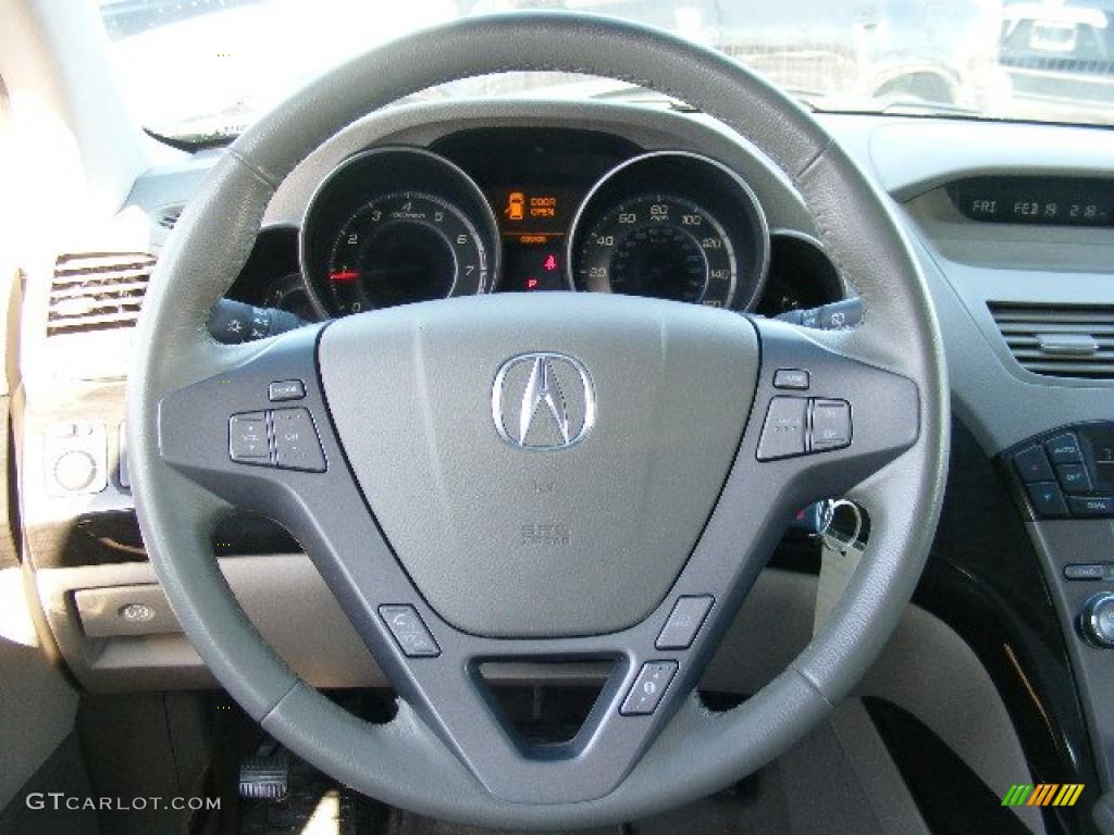 2007 MDX  - Nimbus Gray Metallic / Parchment photo #17