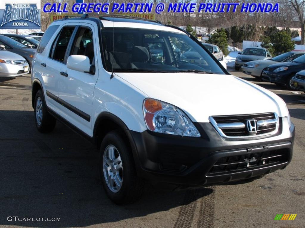 2003 CR-V EX 4WD - Taffeta White / Saddle photo #5