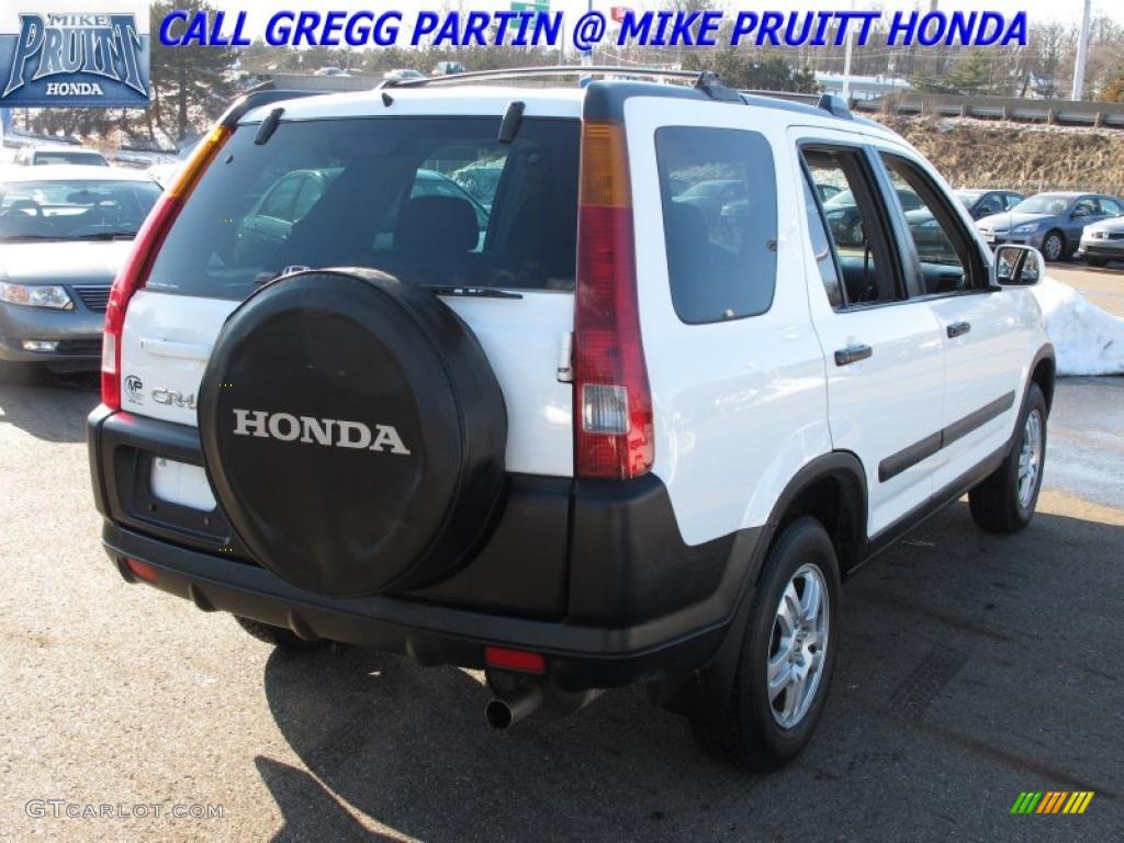 2003 CR-V EX 4WD - Taffeta White / Saddle photo #7