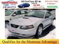 2002 Satin Silver Metallic Ford Mustang V6 Coupe  photo #1