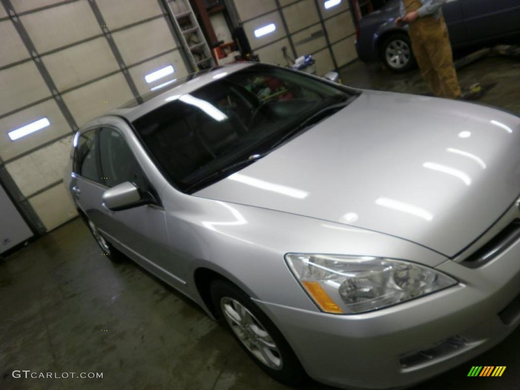 2006 Accord EX-L Sedan - Alabaster Silver Metallic / Gray photo #10