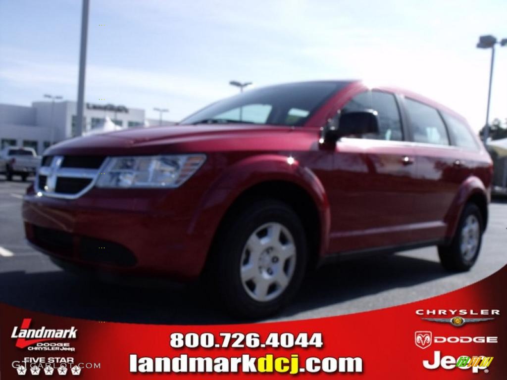 Inferno Red Crystal Pearl Coat Dodge Journey