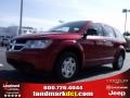 2010 Inferno Red Crystal Pearl Coat Dodge Journey SE  photo #1