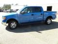 2009 Blue Flame Metallic Ford F150 XLT SuperCrew 4x4  photo #2