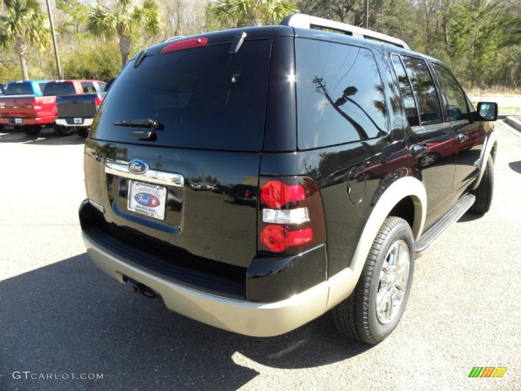 2008 Explorer Eddie Bauer - Black / Black/Stone photo #14