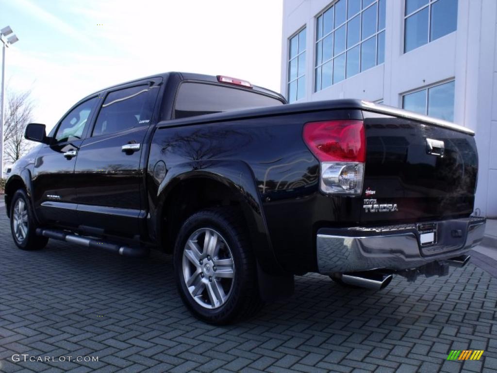 2007 Tundra Limited CrewMax - Black / Red Rock photo #3