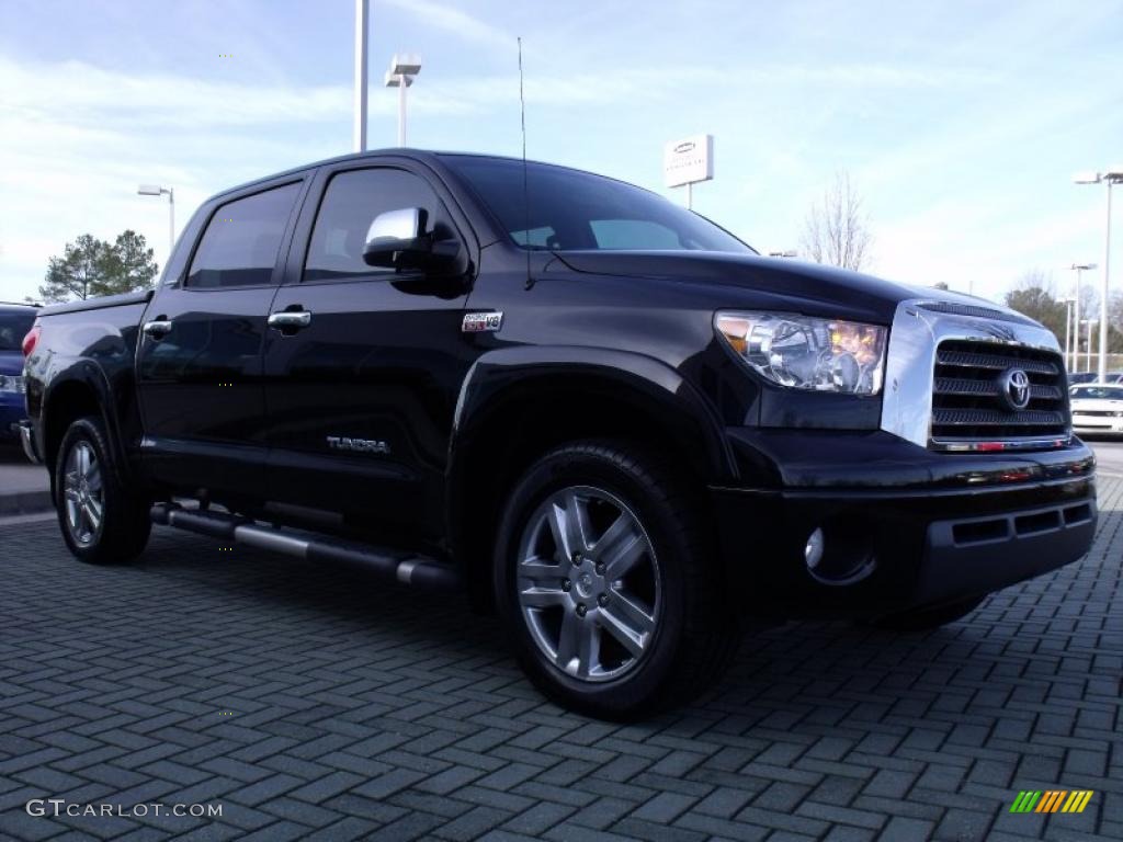 2007 Tundra Limited CrewMax - Black / Red Rock photo #7