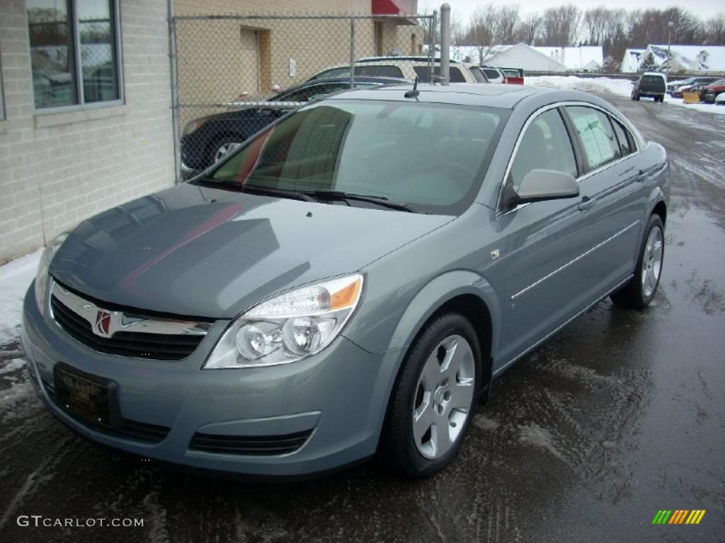 2007 Aura XE - Ocean Mist Metallic / Tan photo #2