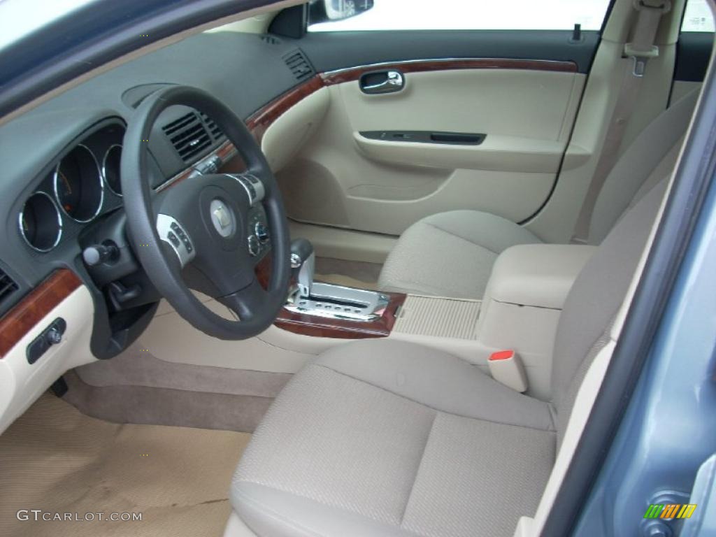 2007 Aura XE - Ocean Mist Metallic / Tan photo #7