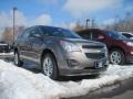 2010 Mocha Steel Metallic Chevrolet Equinox LS AWD  photo #3