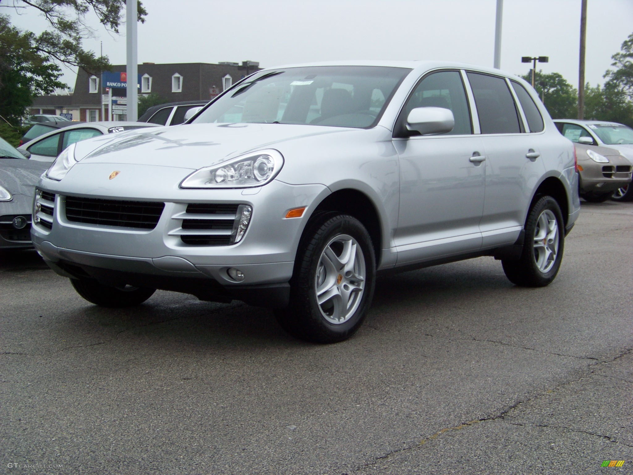 2009 Cayenne S - Crystal Silver Metallic / Black Full Leather photo #1