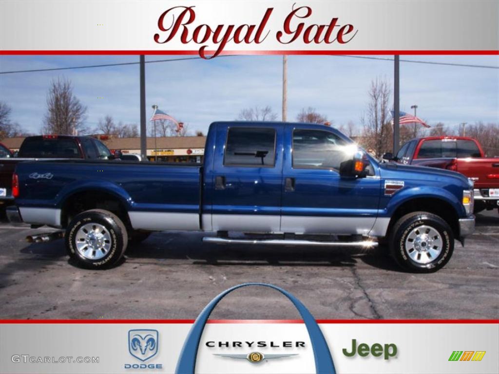 Dark Blue Pearl Metallic Ford F350 Super Duty