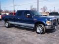 2008 Dark Blue Pearl Metallic Ford F350 Super Duty XLT Crew Cab 4x4  photo #2