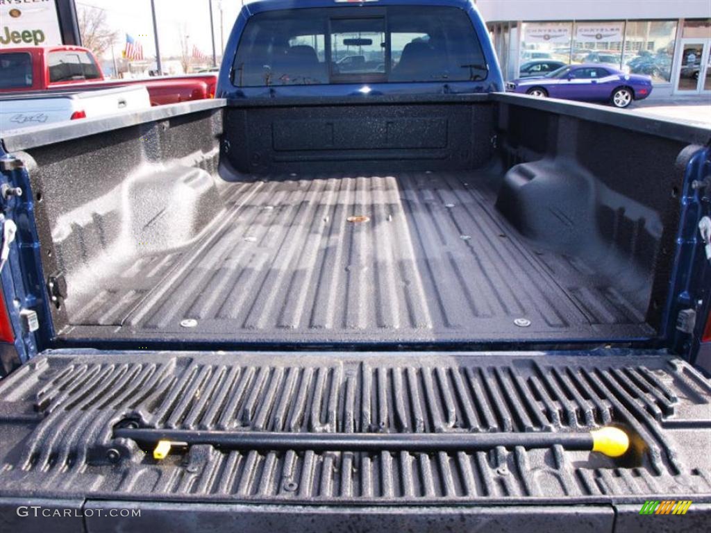 2008 F350 Super Duty XLT Crew Cab 4x4 - Dark Blue Pearl Metallic / Camel photo #5