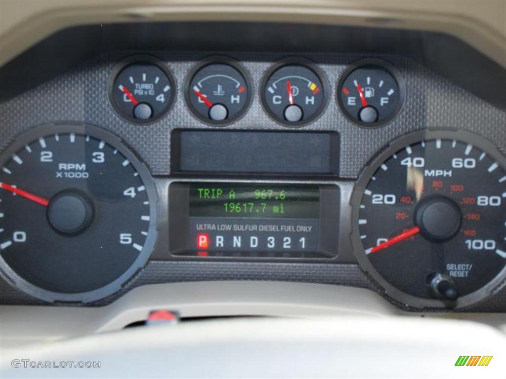 2008 F350 Super Duty XLT Crew Cab 4x4 - Dark Blue Pearl Metallic / Camel photo #14