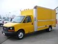 Yellow - Savana Cutaway 3500 Commercial Cargo Van Photo No. 3