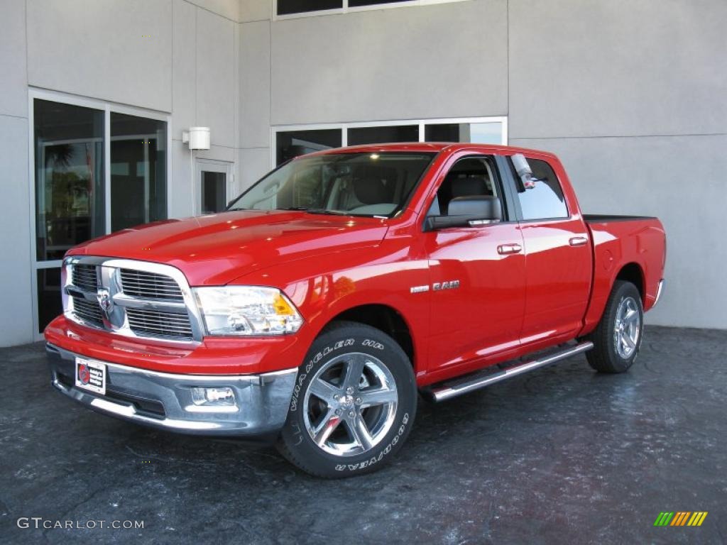 Flame Red Dodge Ram 1500