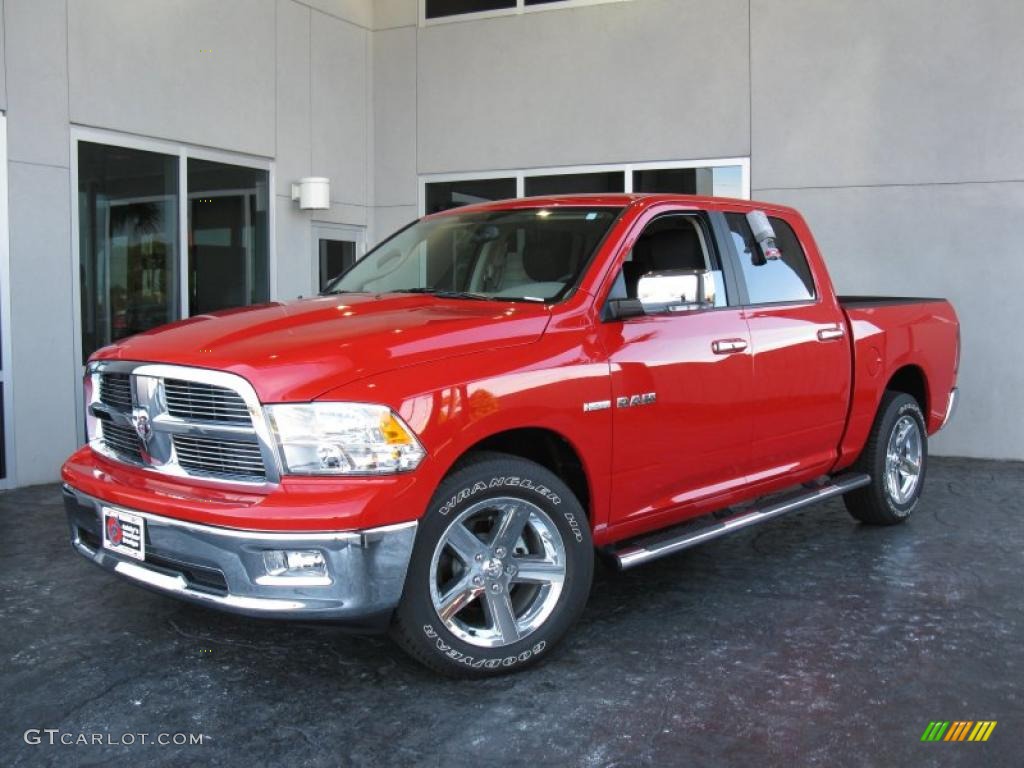 Flame Red Dodge Ram 1500