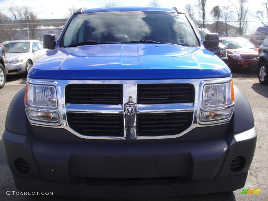 2007 Nitro SXT 4x4 - Electric Blue Pearl / Dark Slate Gray/Light Slate Gray photo #2