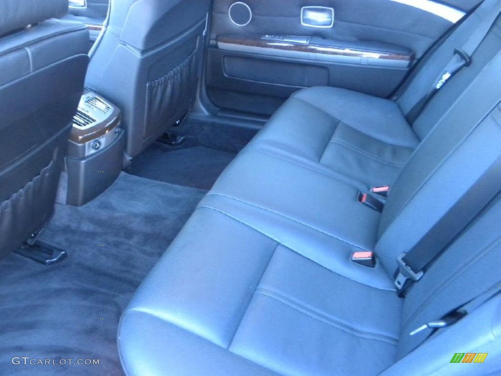 2007 7 Series 750Li Sedan - Black Sapphire Metallic / Black photo #13
