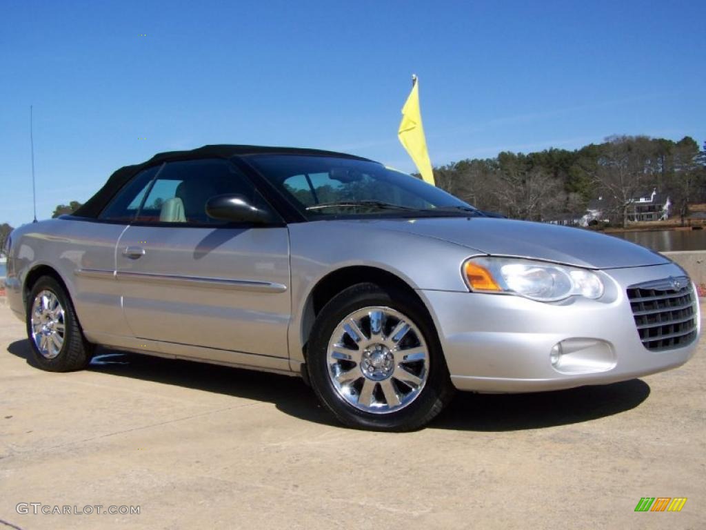 2004 Sebring Limited Convertible - Bright Silver Metallic / Taupe photo #1