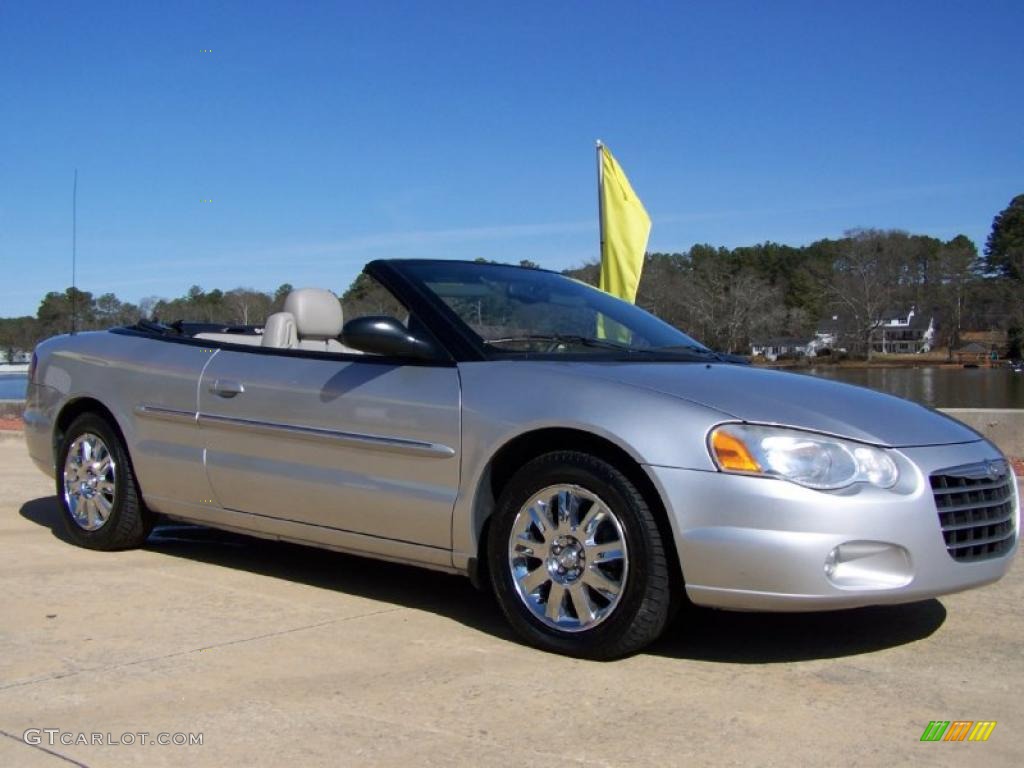 2004 Sebring Limited Convertible - Bright Silver Metallic / Taupe photo #15