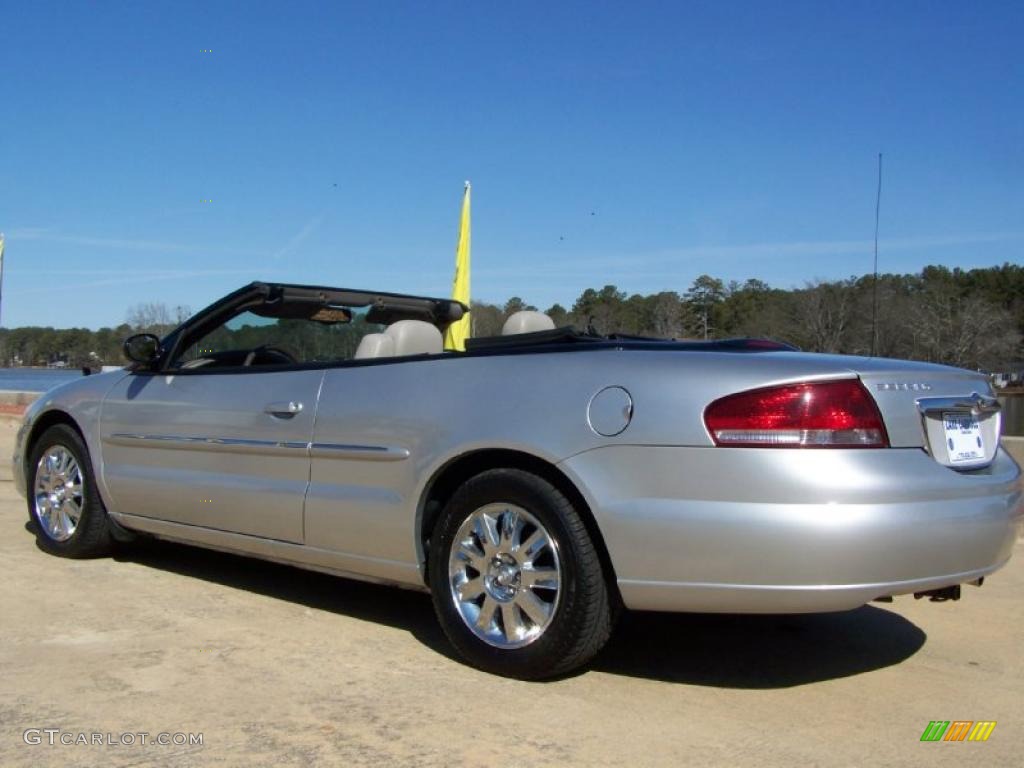 2004 Sebring Limited Convertible - Bright Silver Metallic / Taupe photo #18