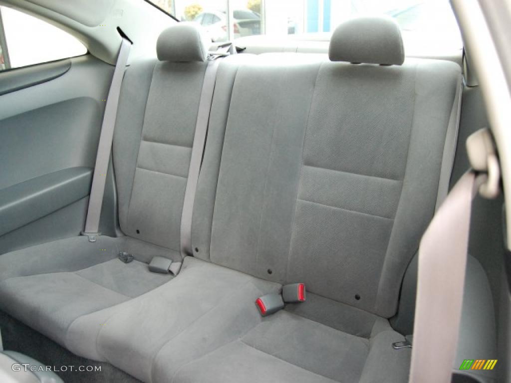 2006 Accord LX V6 Coupe - Alabaster Silver Metallic / Gray photo #11