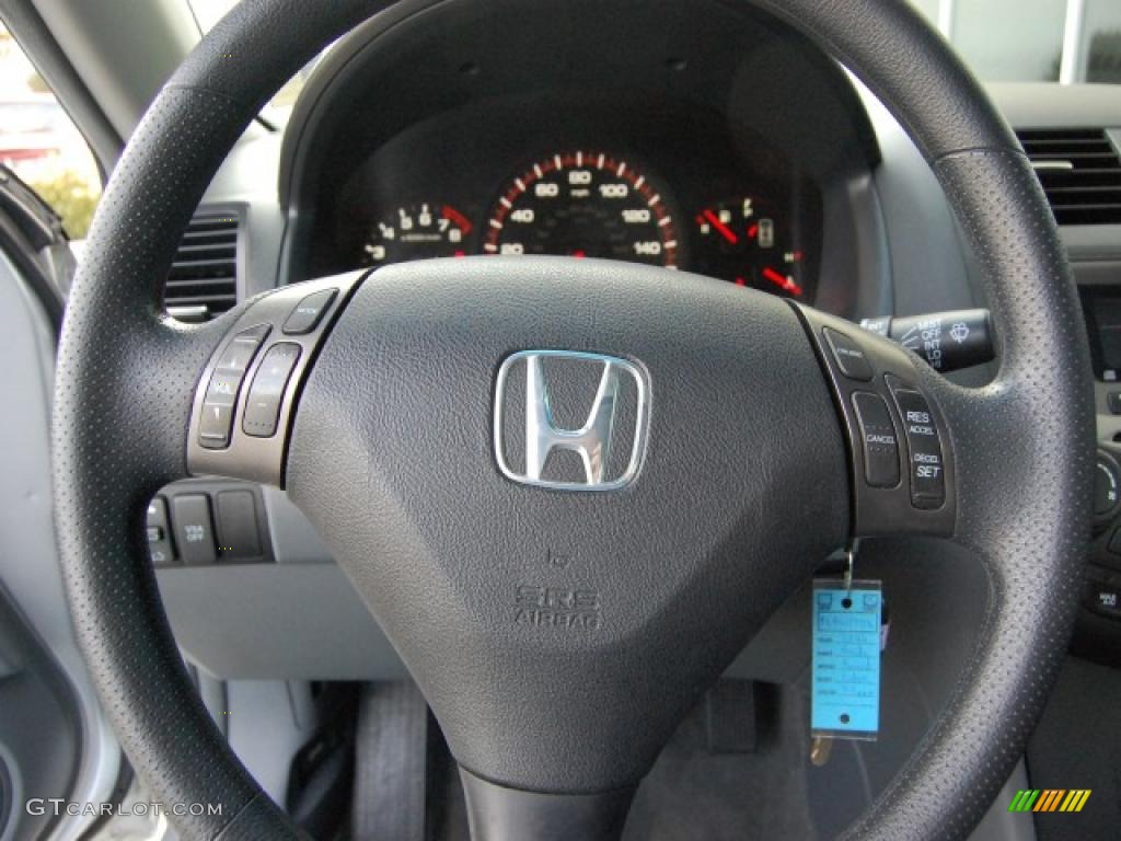 2006 Accord LX V6 Coupe - Alabaster Silver Metallic / Gray photo #20