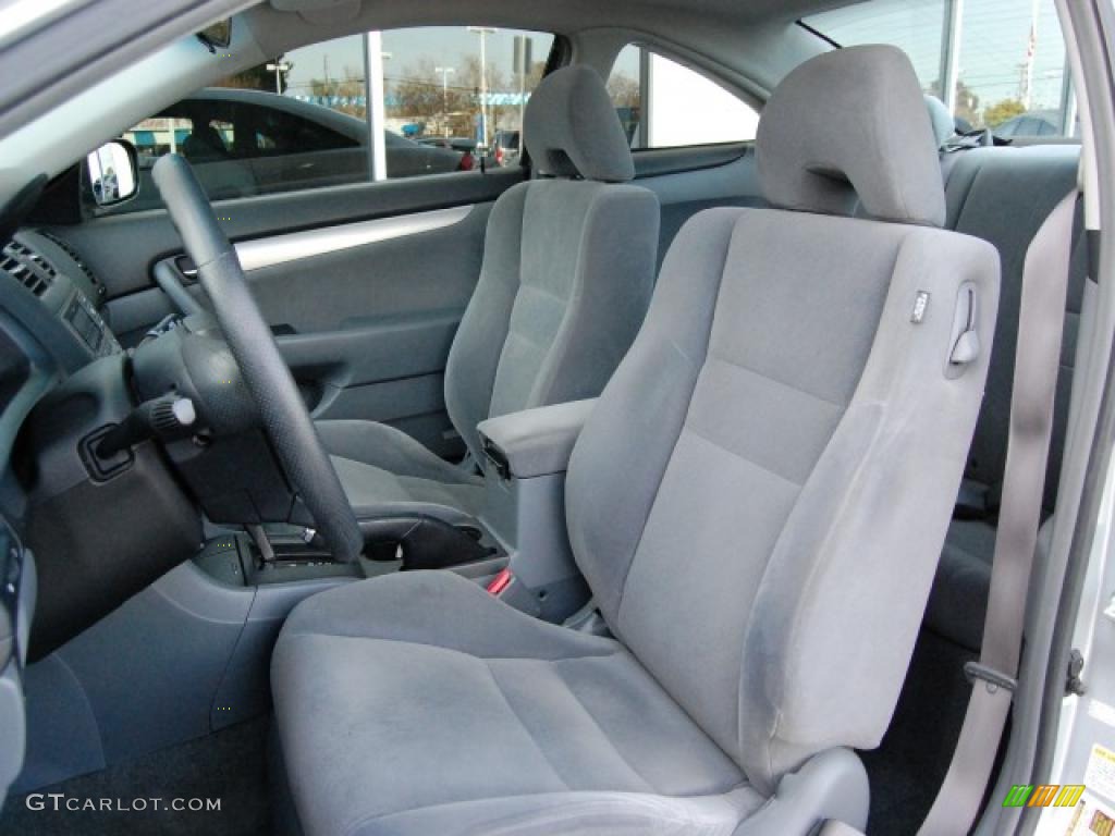 2006 Accord LX V6 Coupe - Alabaster Silver Metallic / Gray photo #23