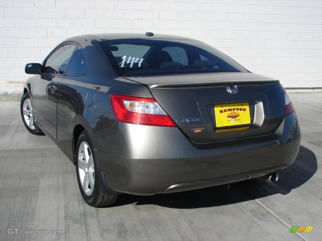 2006 Civic EX Coupe - Sparkle Gray Pearl / Gray photo #2
