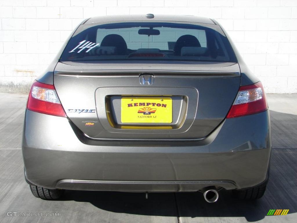 2006 Civic EX Coupe - Sparkle Gray Pearl / Gray photo #11