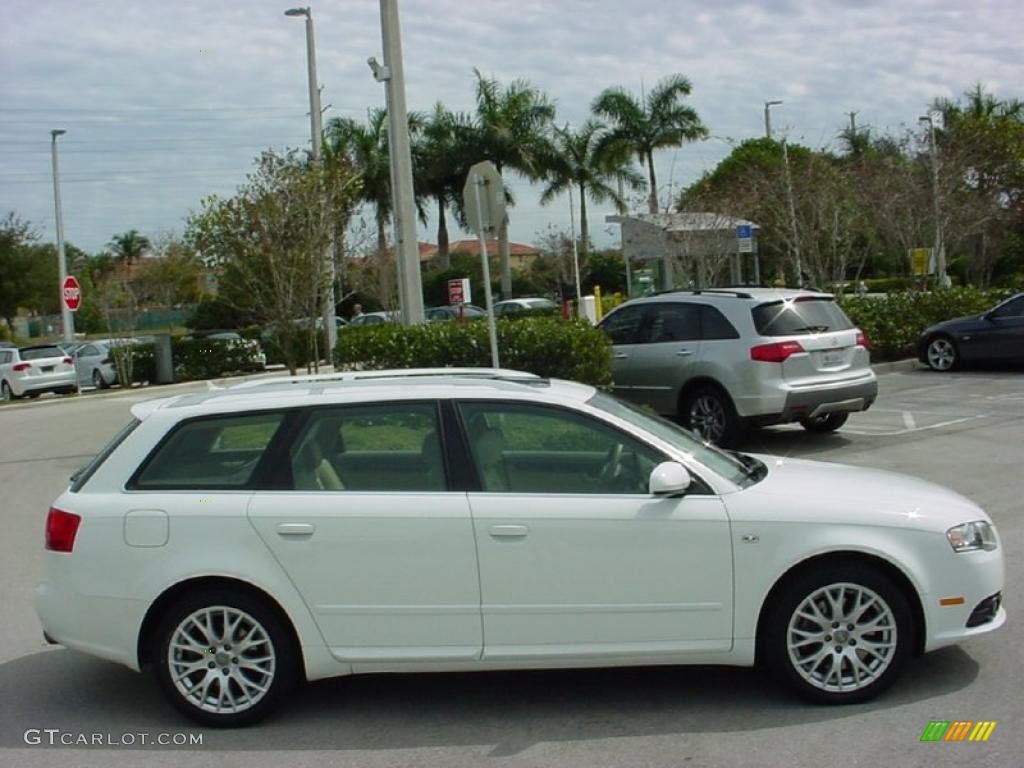 2008 A4 2.0T quattro Avant - Ibis White / Beige photo #7