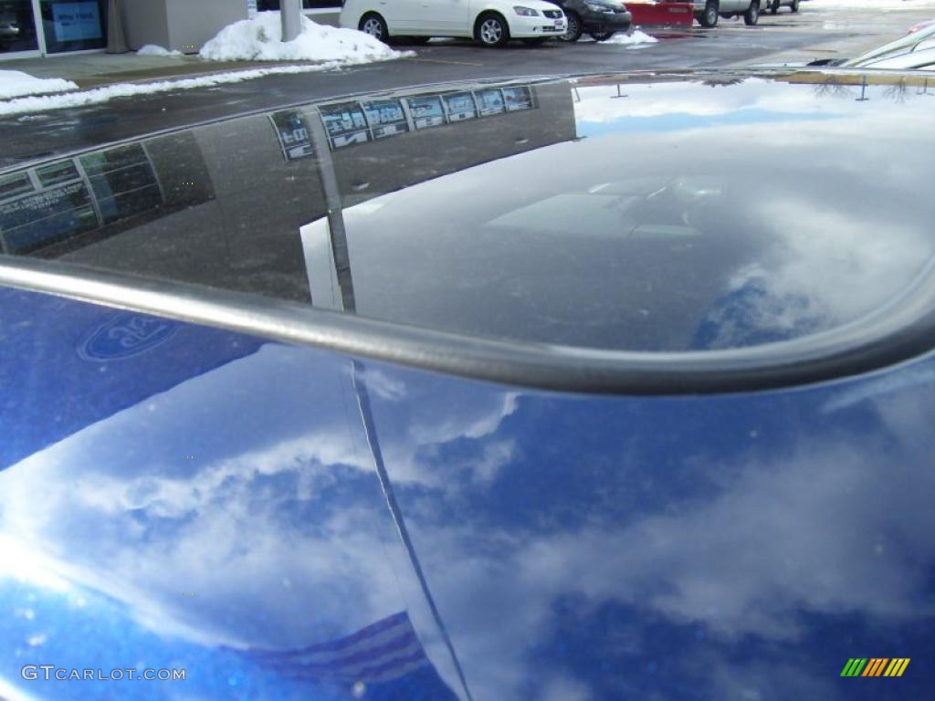 2003 Civic EX Sedan - Eternal Blue Pearl / Gray photo #8