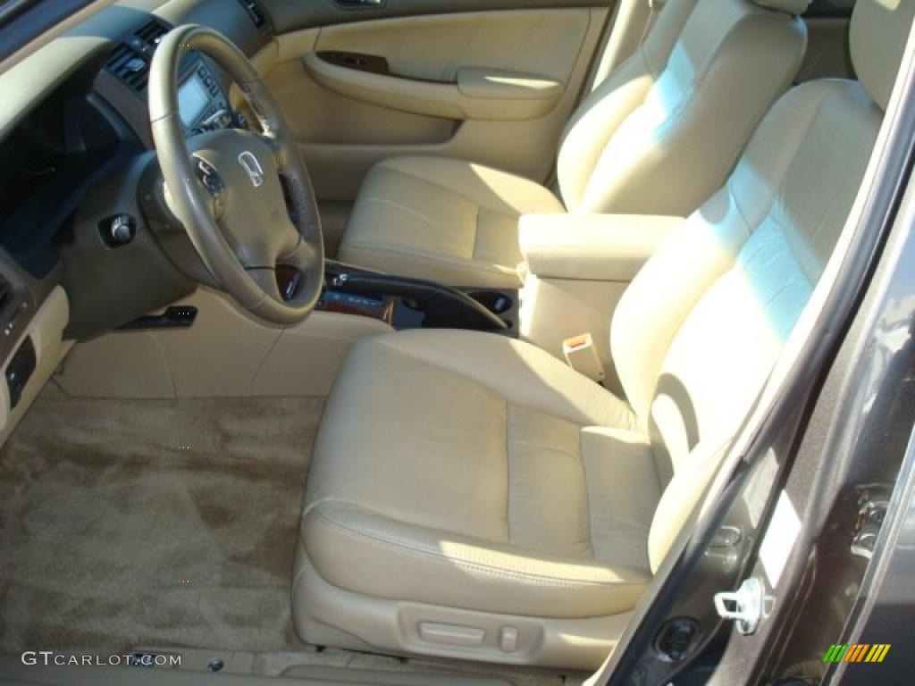 2007 Accord EX-L Sedan - Carbon Bronze Pearl / Ivory photo #9