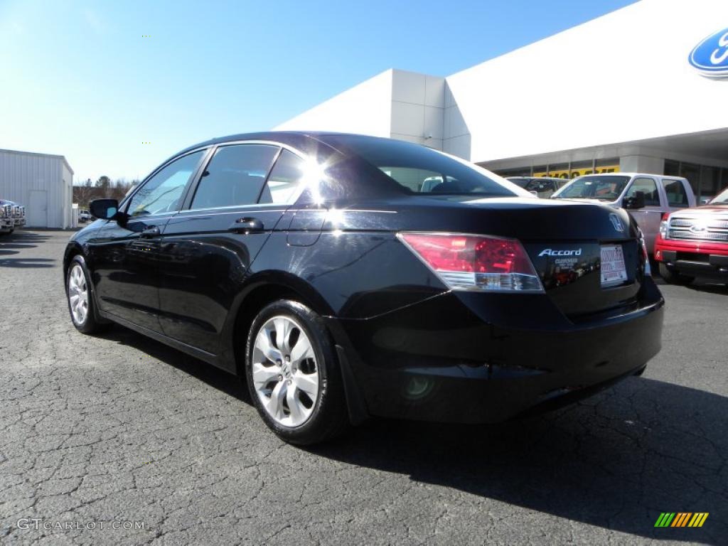 2008 Accord EX Sedan - Nighthawk Black Pearl / Black photo #23