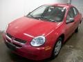 2005 Flame Red Dodge Neon SE  photo #1