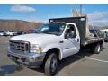 2004 Oxford White Ford F550 Super Duty XL Regular Cab Chassis Stake Truck  photo #1