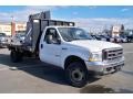 2004 Oxford White Ford F550 Super Duty XL Regular Cab Chassis Stake Truck  photo #3