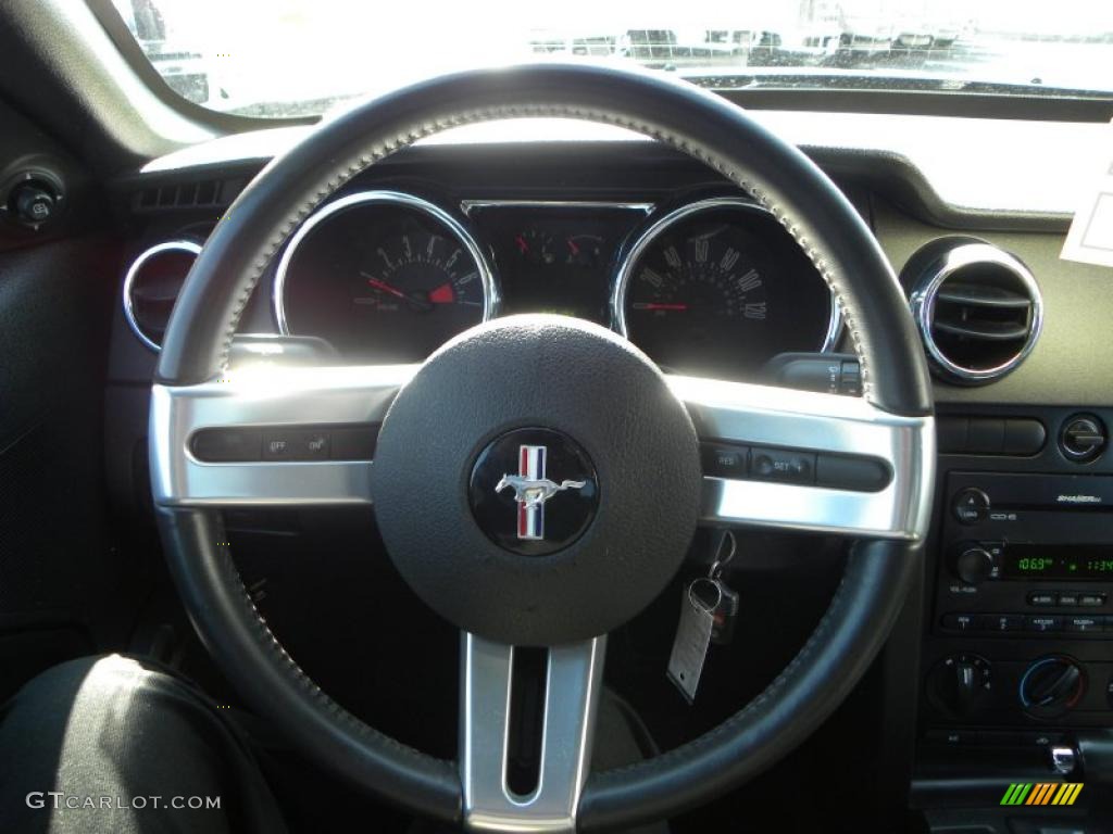 2006 Mustang V6 Deluxe Coupe - Black / Dark Charcoal photo #15