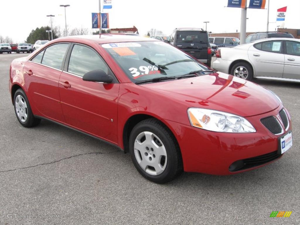 2007 G6 Sedan - Crimson Red / Ebony photo #1