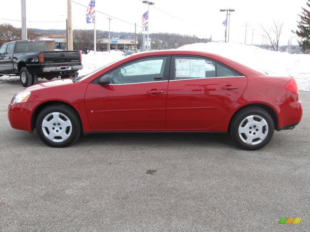 2007 G6 Sedan - Crimson Red / Ebony photo #5