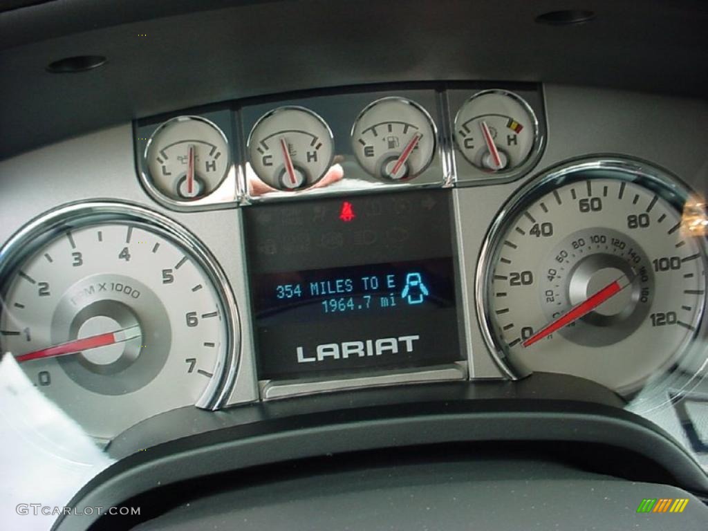 2010 F150 Lariat SuperCrew - Oxford White / Black photo #22