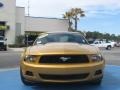 2010 Sunset Gold Metallic Ford Mustang V6 Coupe  photo #9