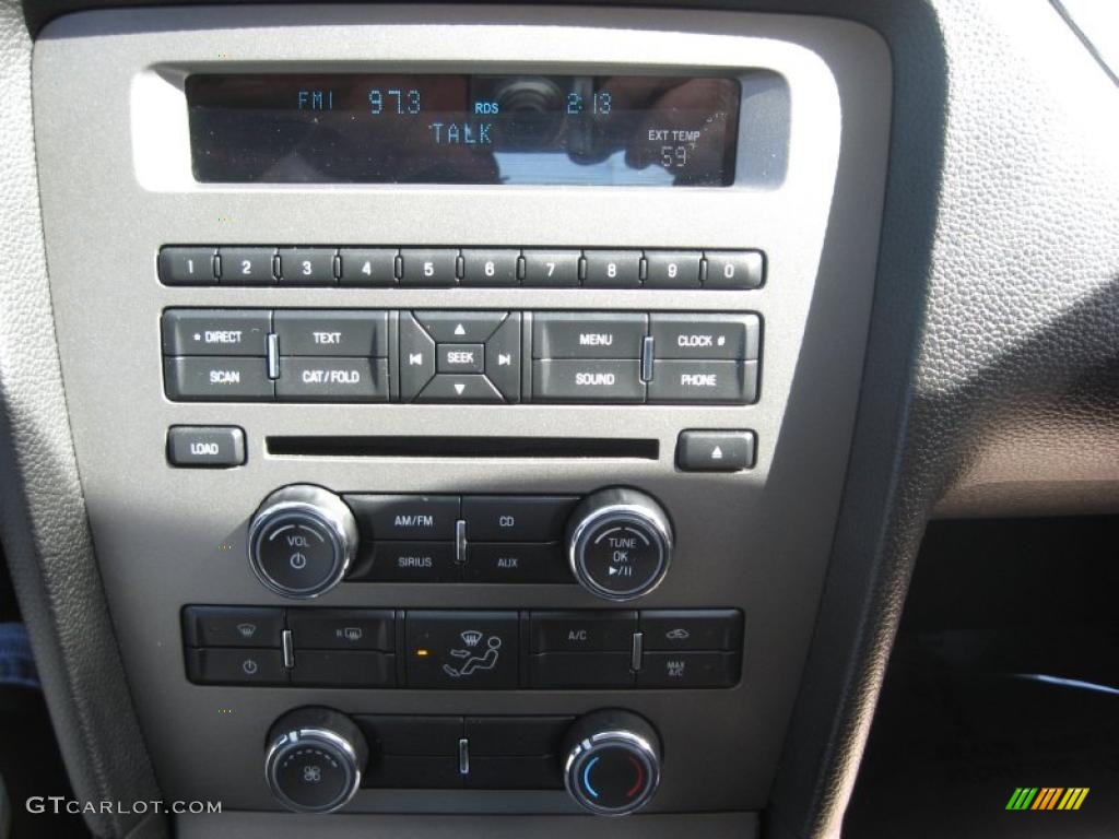 2010 Mustang V6 Coupe - Brilliant Silver Metallic / Stone photo #22